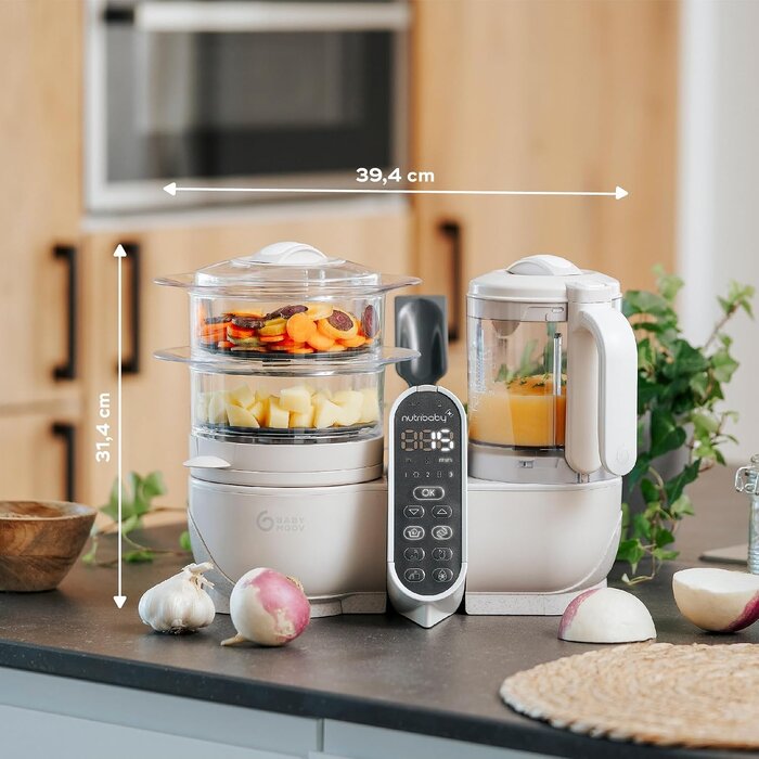 Babynahrungszubereiter 6-in-1, 2,2 Liter, Mineralbeige - 37% Rabatt