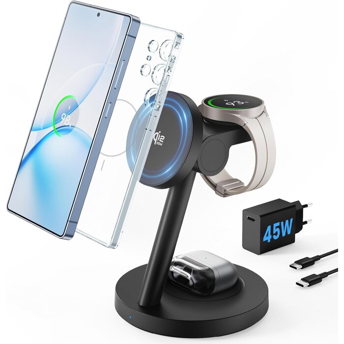 4-in-1 Kabellose Ladestation 25W für Samsung Galaxy & Watch - 43% Rabatt