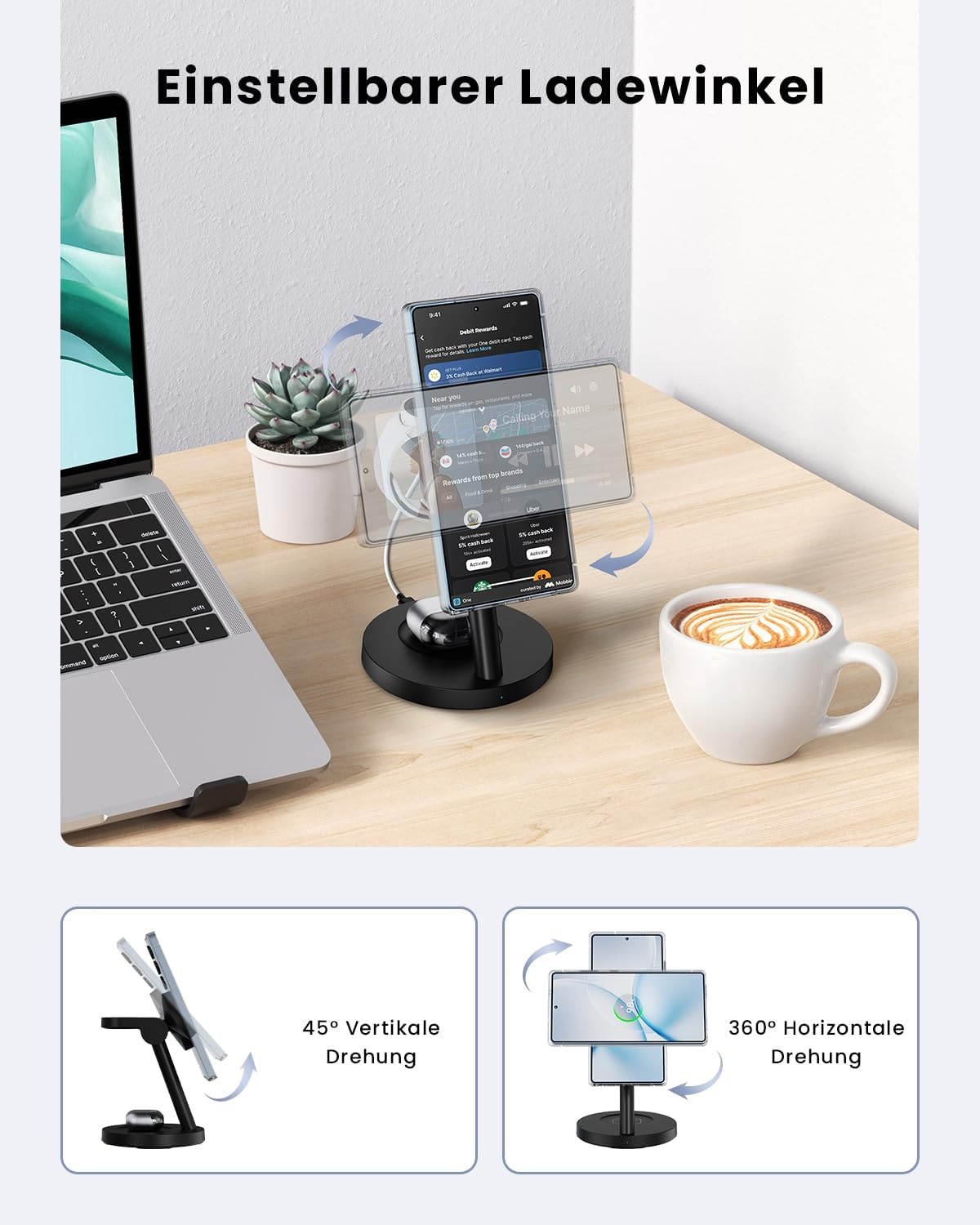 4-in-1 Kabellose Ladestation 25W für Samsung Galaxy & Watch - 43% Rabatt