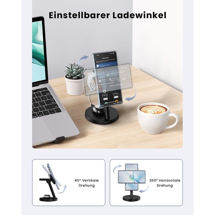 4-in-1 Kabellose Ladestation 25W für Samsung Galaxy & Watch - 43% Rabatt