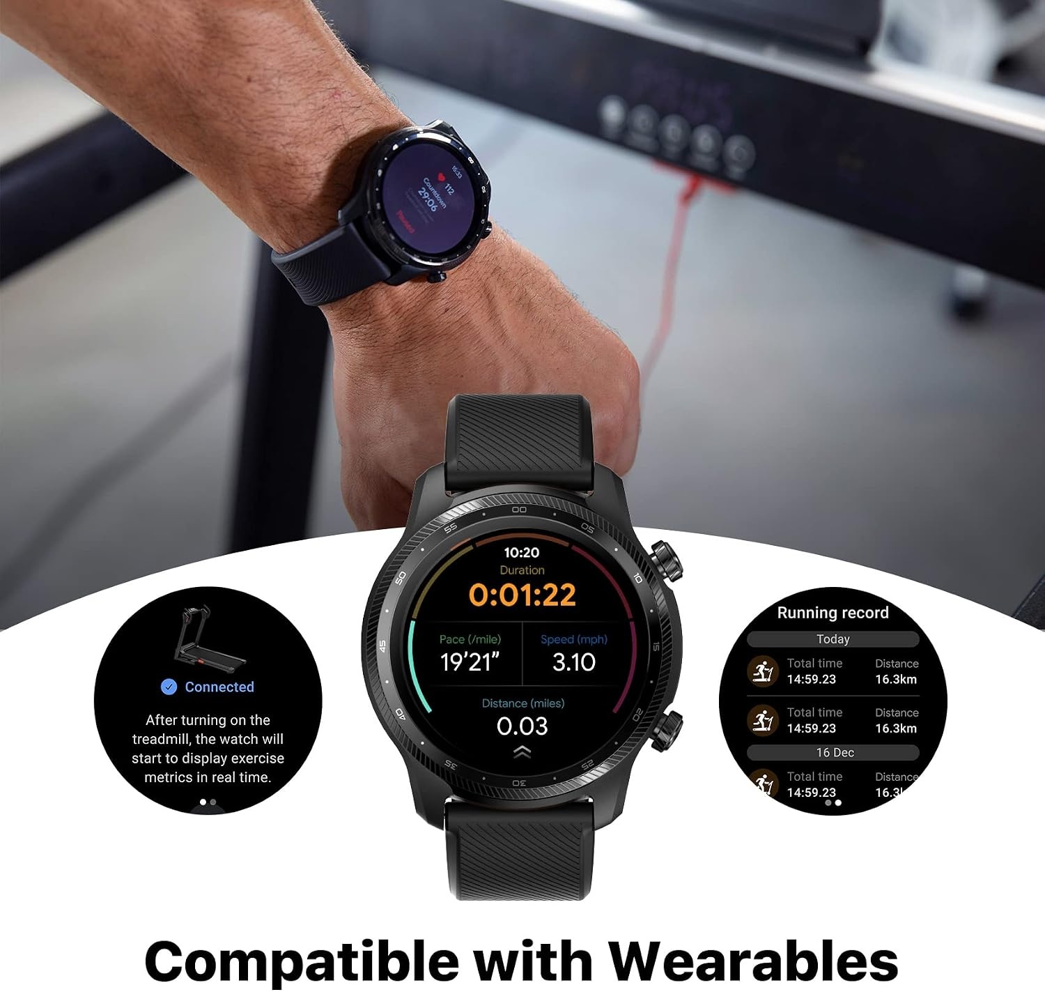 Klappbares 2,25 PS Laufband mit Bluetooth - 35% Rabatt
