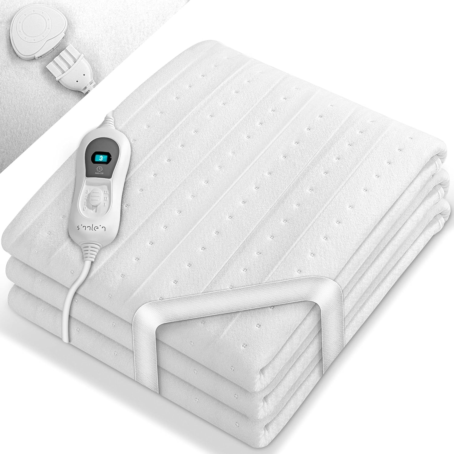Wärmeunterbett 150x80 cm | Fleece | 3 Temperaturstufen | 28% Rabatt
