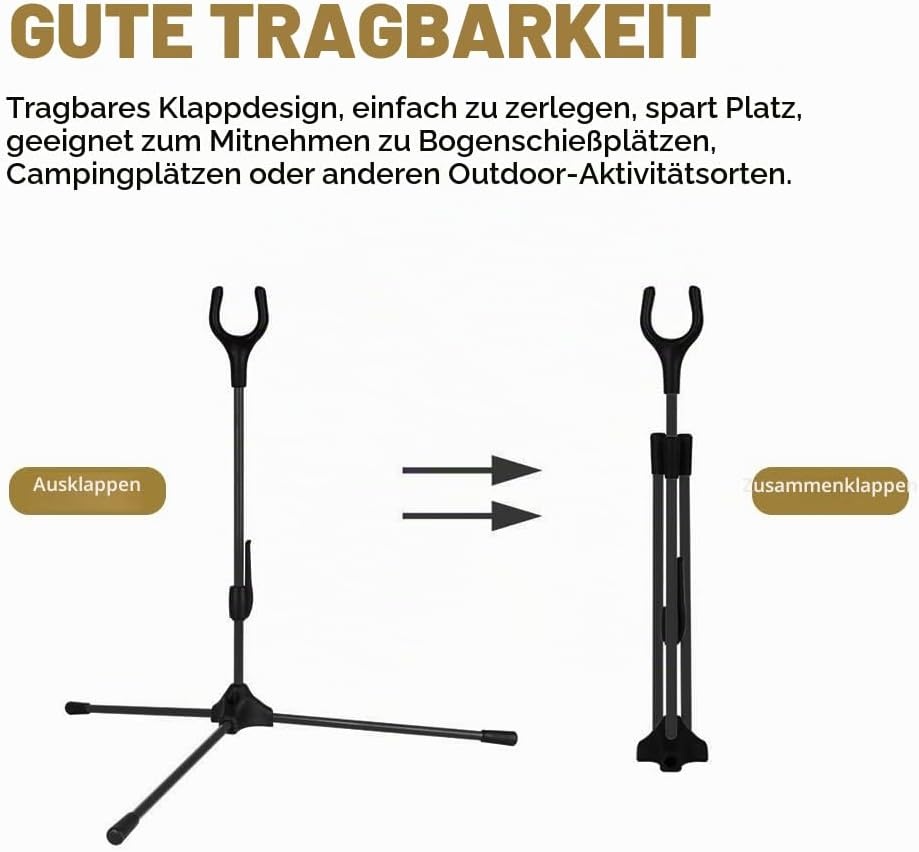 Klappbarer Bogenständer für alle Bogenarten | 26% Rabatt