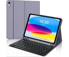 Jademall Tastaturhülle iPad 10./11. Gen. - Italienisches QWERTY, Violett - 36% Rabatt