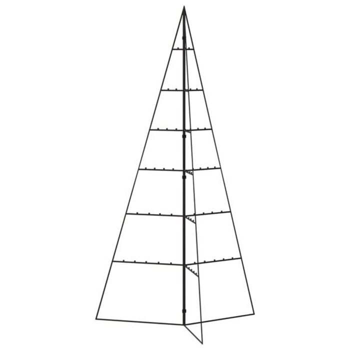 Vidaxl Weihnachtsbaum aus Metall, 140 cm, Schwarz - 45% Rabatt