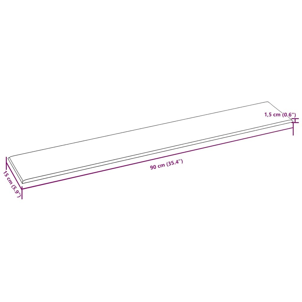 Vidaxl 12er Set Wandpaneele Samt Creme 90x15cm - 46% Rabatt