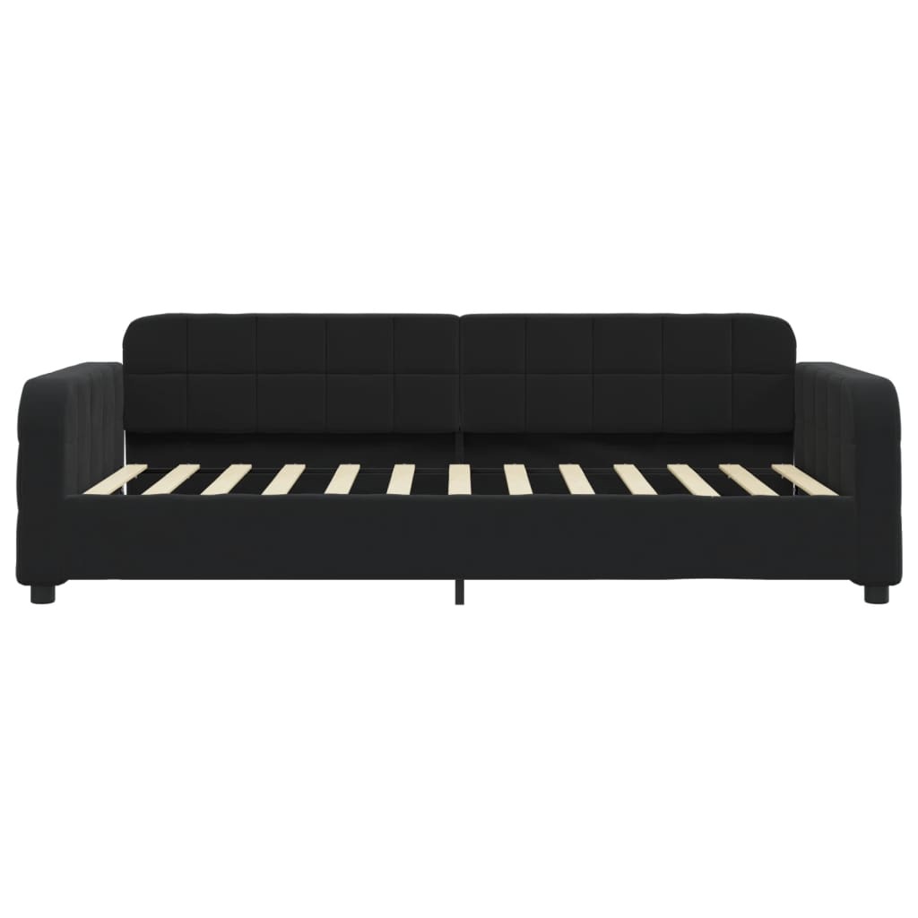 Vidaxl Schlafsofa 80x200 cm aus schwarzem Samt - 35% Rabatt