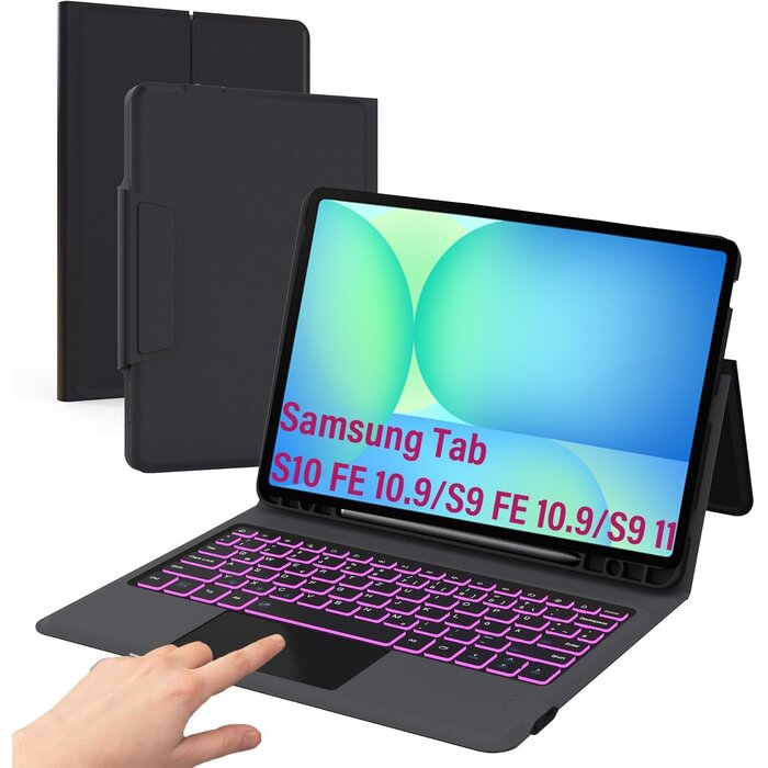 Tastaturhülle für Galaxy Tab S9 / S9 FE - 28% Rabatt - QWERTZ mit Touchpad