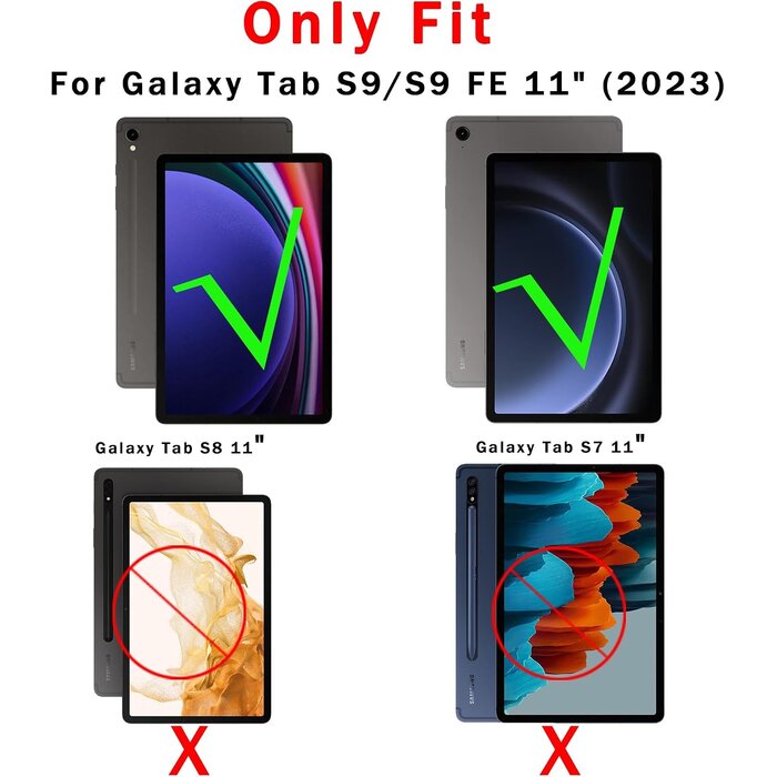 Tastaturhülle für Galaxy Tab S9 / S9 FE - 28% Rabatt - QWERTZ mit Touchpad