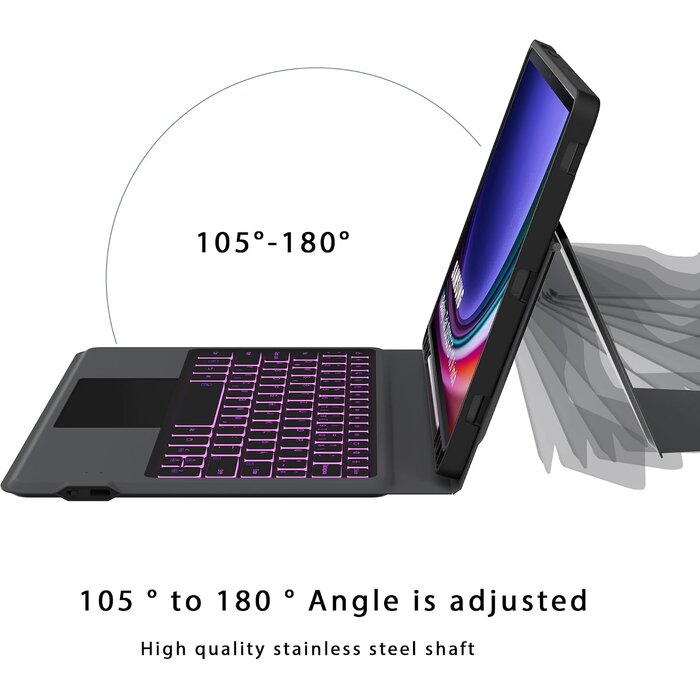 Tastaturhülle für Galaxy Tab S9 / S9 FE - 28% Rabatt - QWERTZ mit Touchpad