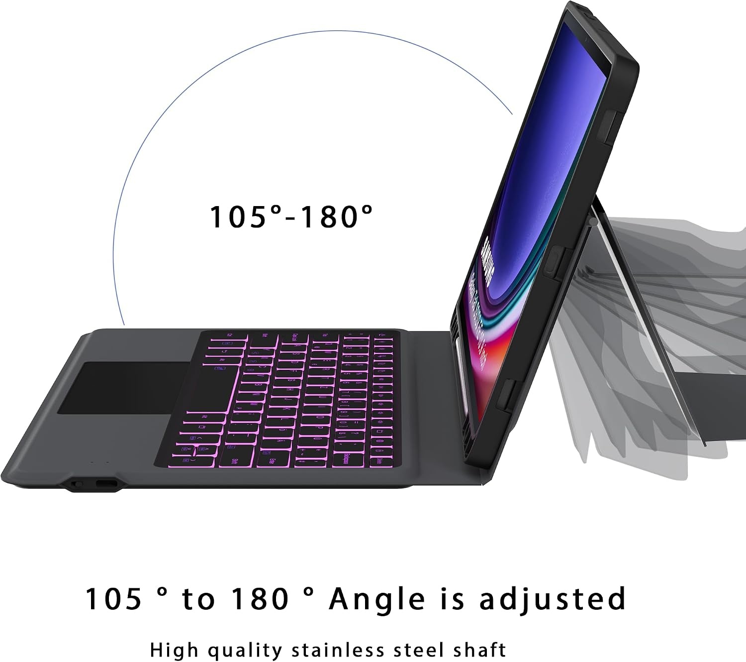 Tastaturhülle für Galaxy Tab S9 / S9 FE - 28% Rabatt - QWERTZ mit Touchpad