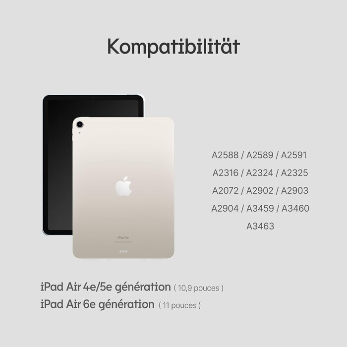 iPad Air Schutzhülle (10,9/11 Zoll) - 34% Rabatt - Ultimgrau