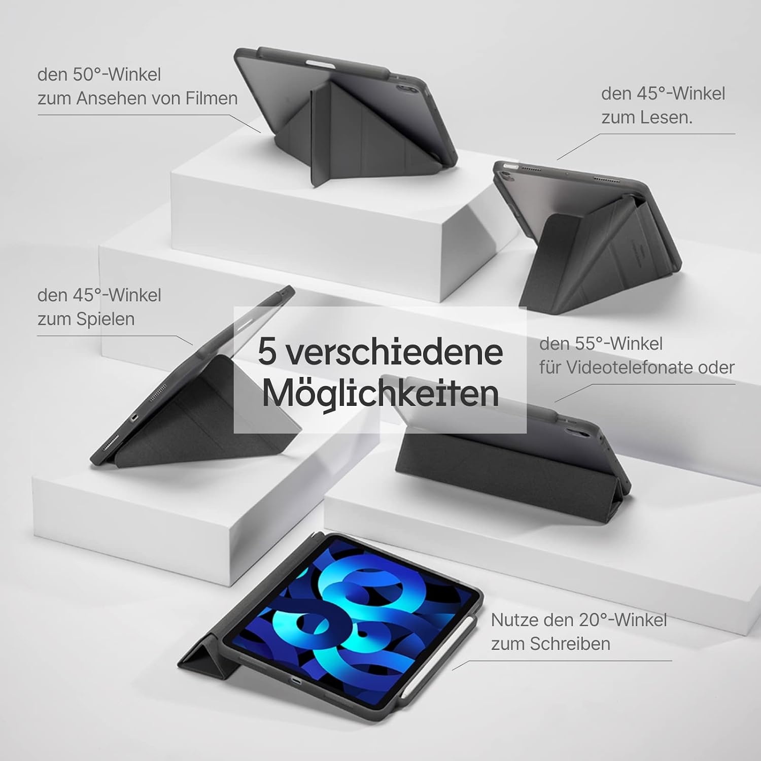 iPad Air Schutzhülle (10,9/11 Zoll) - 34% Rabatt - Ultimgrau