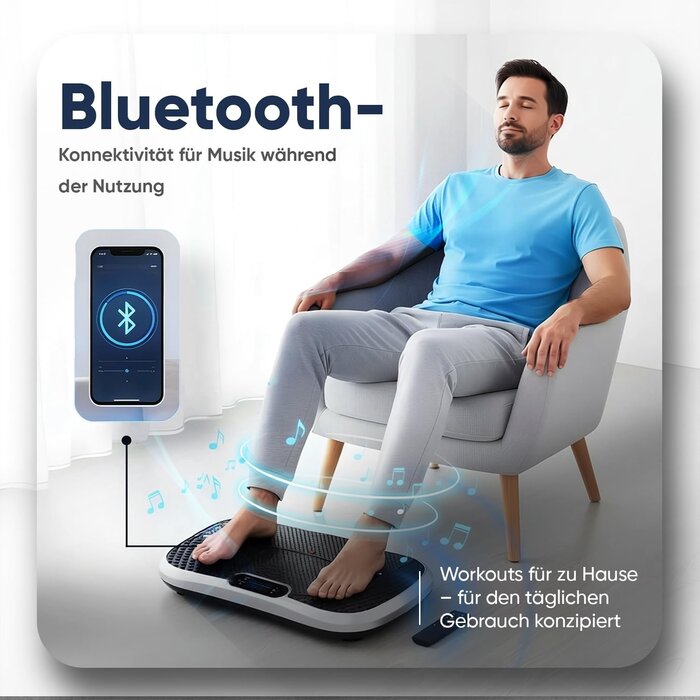 Vibrationsplatte für Ganzkörpertraining - 34% Rabatt - Schwarz