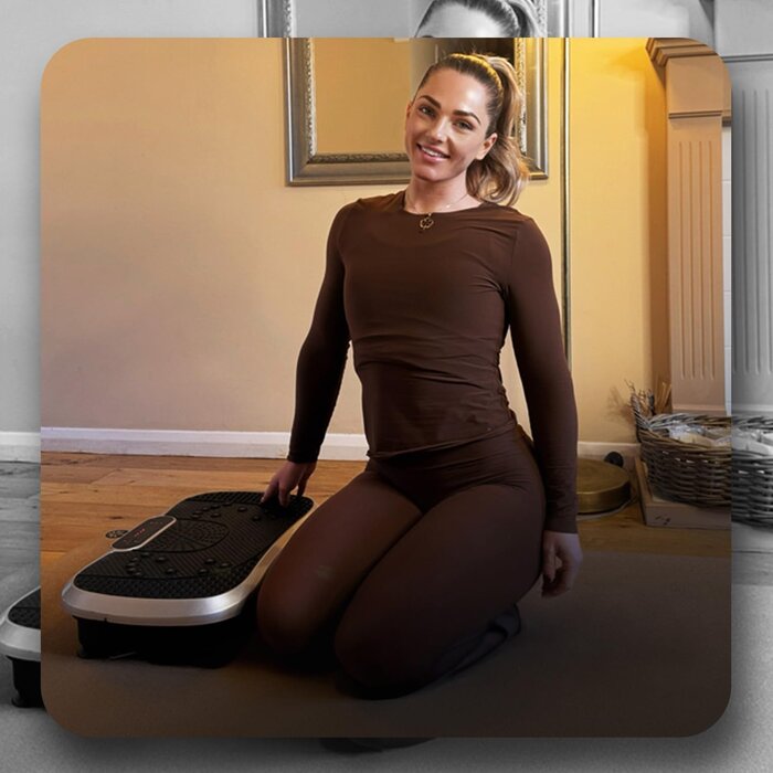 Vibrationsplatte für Ganzkörpertraining - 34% Rabatt - Schwarz