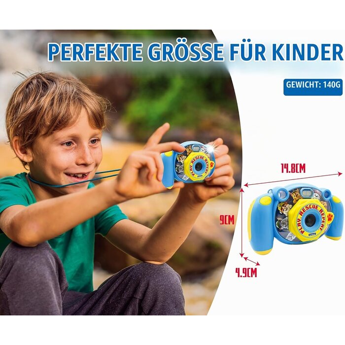 Digitale Kinderkamera mit Foto- & Videofunktion - Blau - 35% Rabatt