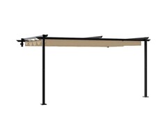 Vidaxl Wand-Pavillon 400x300 cm in Taupe - 53% Rabatt - Ausgepackt & Guter Zustand