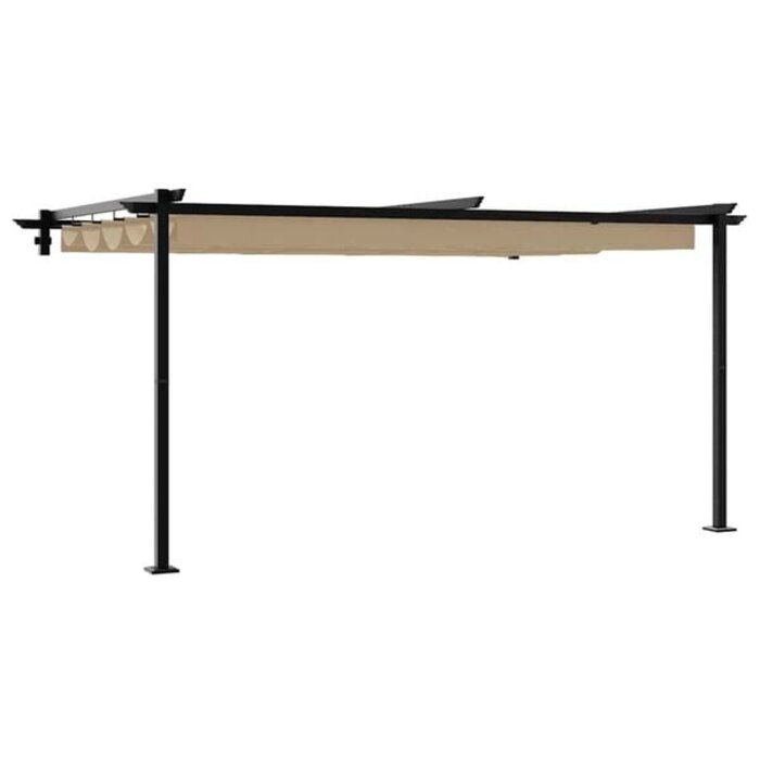 Vidaxl Wand-Pavillon 400x300 cm Taupe - 35% Rabatt - Ausgepackt & guter Zustand