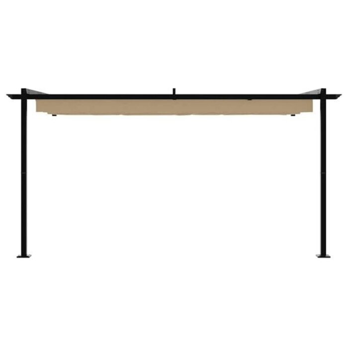 Vidaxl Wand-Pavillon 400x300 cm Taupe - 35% Rabatt - Ausgepackt & guter Zustand