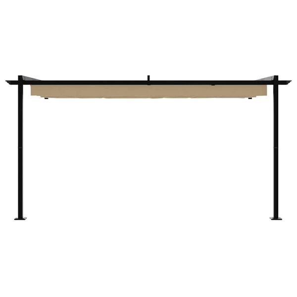 Vidaxl Wand-Pavillon 400x300 cm Taupe - 35% Rabatt - Ausgepackt & guter Zustand