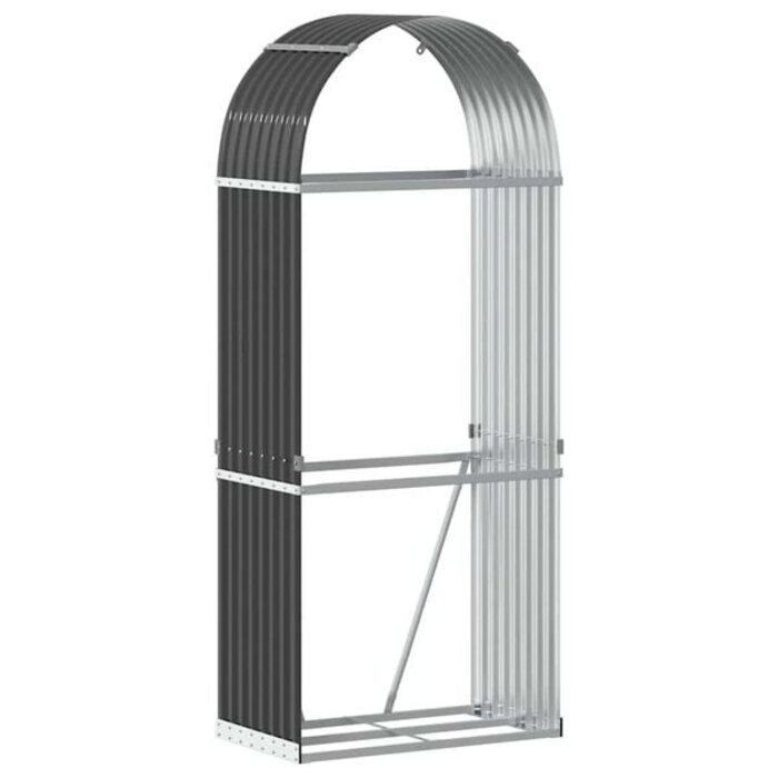 Vidaxl Kaminholzregal 80x45x190 cm Anthrazit - 34% Rabatt auf Retoure