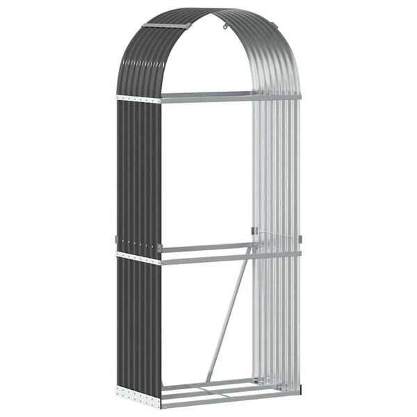 Vidaxl Kaminholzregal 80x45x190 cm Anthrazit - 34% Rabatt auf Retoure