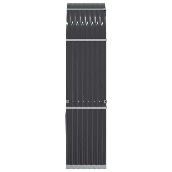 Vidaxl Kaminholzregal 80x45x190 cm Anthrazit - 34% Rabatt auf Retoure