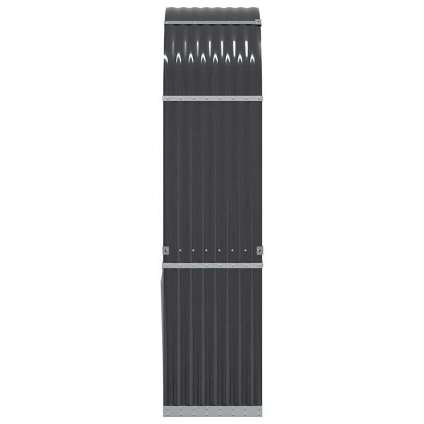 Vidaxl Kaminholzregal 80x45x190 cm Anthrazit - 34% Rabatt auf Retoure