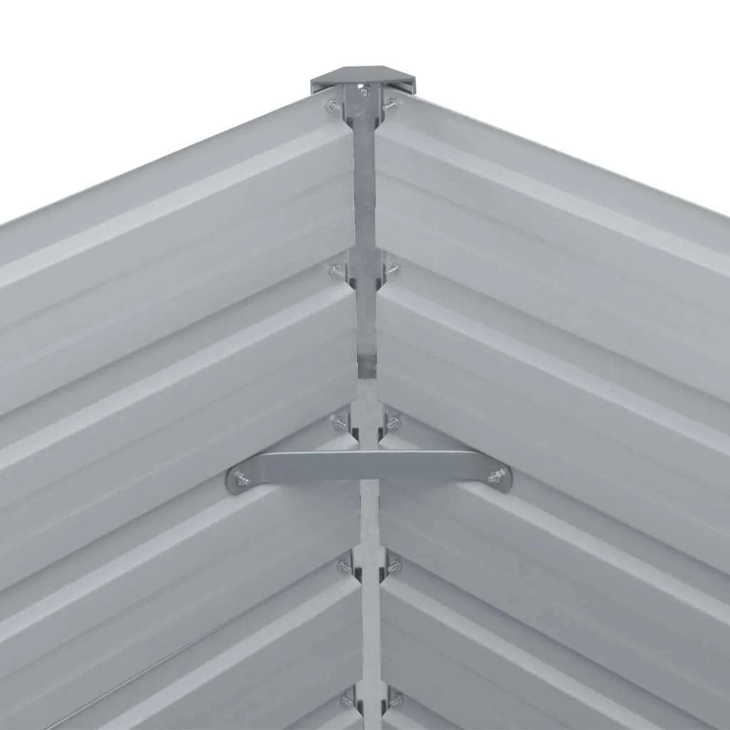 Vidaxl Großes Hochbeet aus verzinktem Stahl 160x80cm - 34% Rabatt
