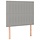 2er-Set Bettkopfteil 80x78/88 cm Hellgrau - 34% Rabatt