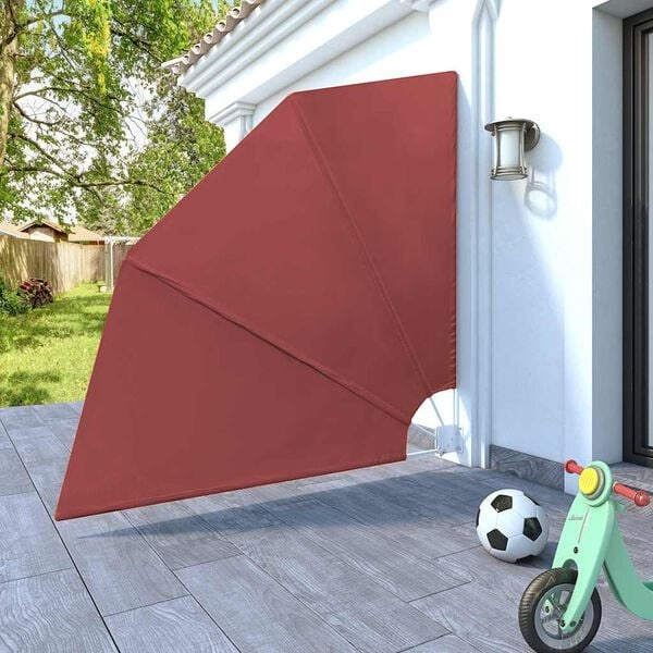 Vidaxl Klappbarer Balkonsichtschutz 210x210 cm Terrakotta - 33% Rabatt