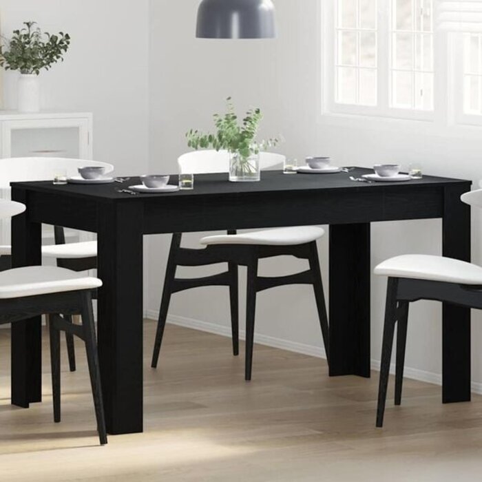Vidaxl Moderner Esstisch Schwarz Eiche 140 cm | 34% Rabatt | Outlet