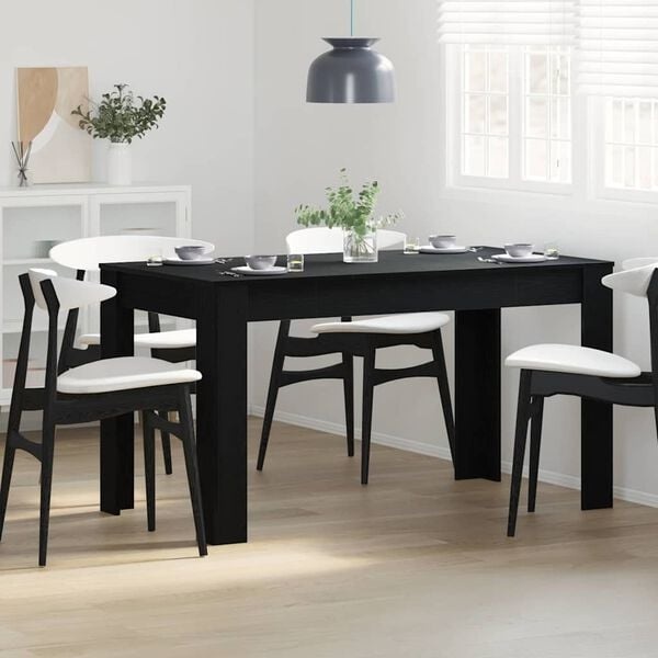 Vidaxl Moderner Esstisch Schwarz Eiche 140 cm | 34% Rabatt | Outlet