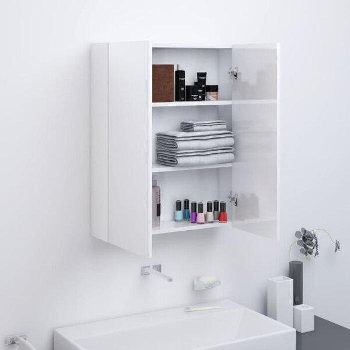 Vidaxl Badezimmerschrank mit Spiegel 60x15x75 cm - 35% Rabatt