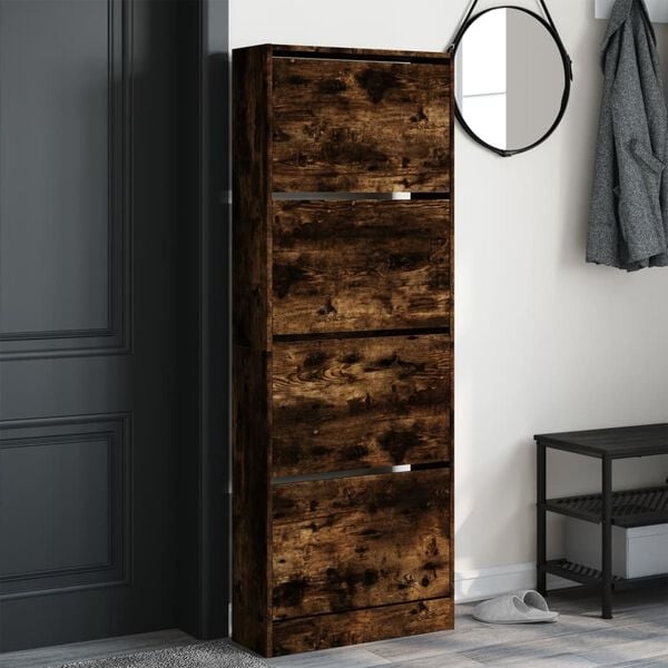 Vidaxl Schuhschrank Eichenoptik 60x21x163,5 cm - 34% Rabatt