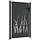 Gartentor Anthrazit 105x130 cm - Laser-Design - 35% Rabatt