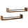 Wandregal Set Altholz-Optik 80x16x14 cm - 2 Stück - 32% Rabatt