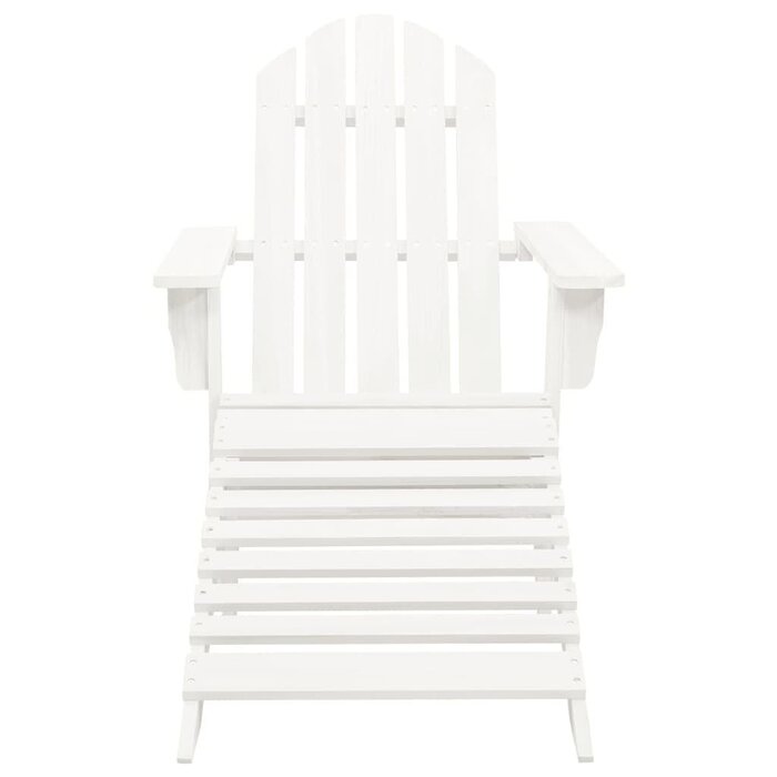 Vidaxl Adirondack Gartenstuhl Set mit Fußstütze & Tisch - 34% Rabatt