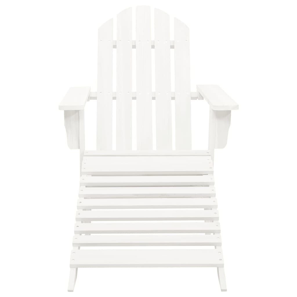 Vidaxl Adirondack Gartenstuhl Set mit Fußstütze & Tisch - 34% Rabatt