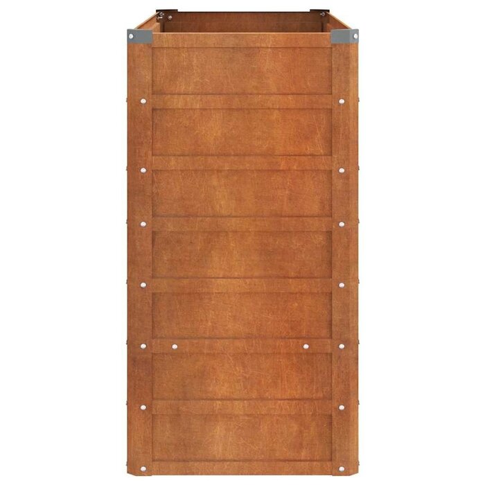 Vidaxl Hochbeet Pflanzkasten Cortenstahl 100x40x77 cm - 33% Rabatt