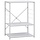 Mikrowellenschrank, 3 Ablagen, 60x39,6x79,5 cm, Weiß - 34% Rabatt