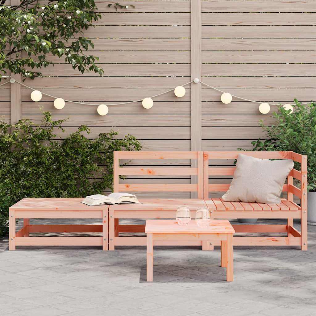 Vidaxl 2-Sitzer Gartenbank mit Fußhocker aus Douglasienholz - 35% Rabatt