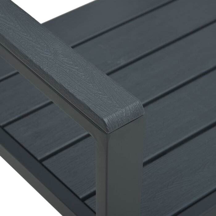 Vidaxl Gartenbank in Holzoptik Grau 120 cm - 35% Rabatt - Ausgepackt