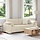 3-Sitzer Sofa Beige 220 cm Leinen-Mix - 35% Rabatt