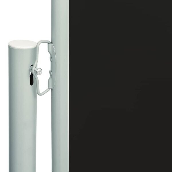 Vidaxl Ausziehbare Seitenmarkise 180x600 cm Schwarz - 35% Rabatt