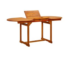 Vidaxl Ausziehbarer Gartentisch Akazienholz 120-170 cm - 47% Rabatt