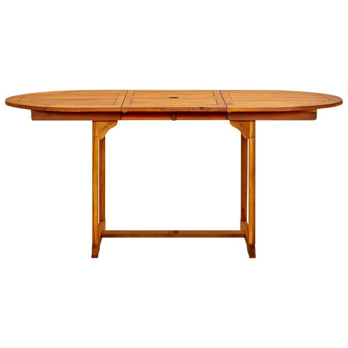 Vidaxl Ausziehbarer Gartentisch Akazienholz 120-170 cm - 35% Rabatt