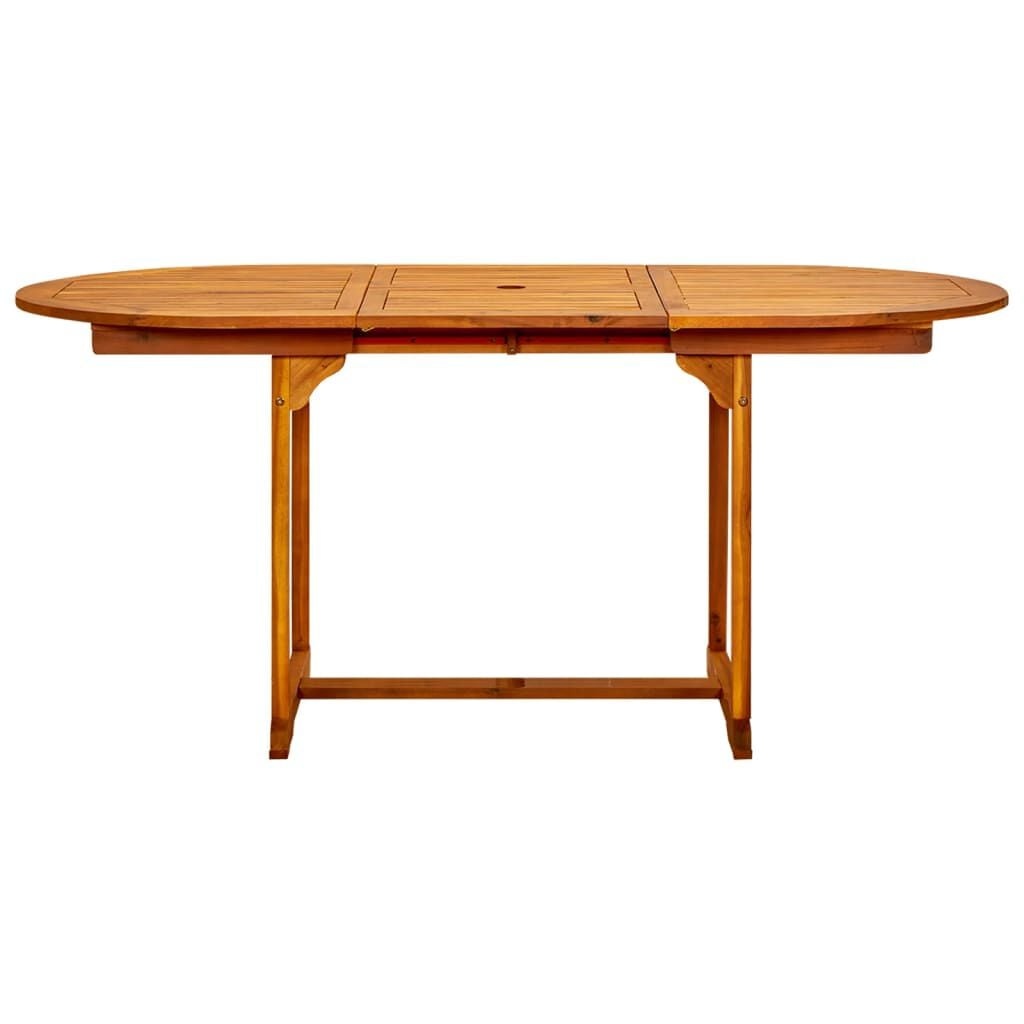 Vidaxl Ausziehbarer Gartentisch Akazienholz 120-170 cm - 35% Rabatt