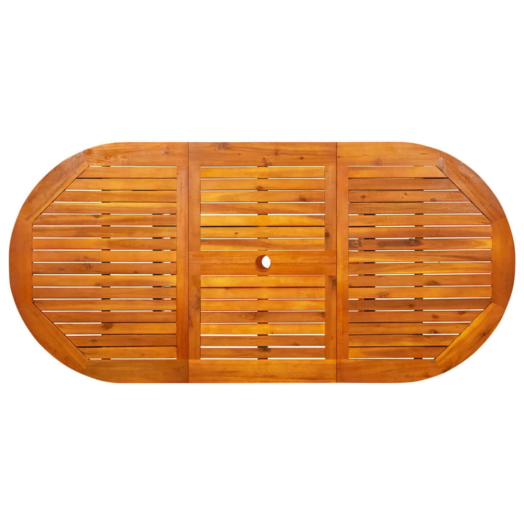 Vidaxl Ausziehbarer Gartentisch Akazienholz 120-170 cm - 35% Rabatt
