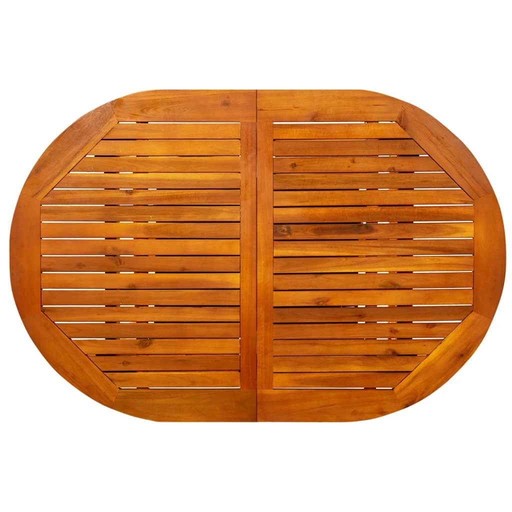 Vidaxl Ausziehbarer Gartentisch Akazienholz 120-170 cm - 35% Rabatt